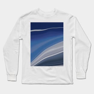 Thin Clouds in the Deep Blue Sky Long Sleeve T-Shirt